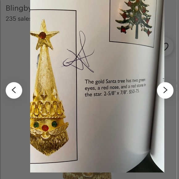 Vintage Mylu Santa Clause Christmas Brooch - Picture 6 of 7